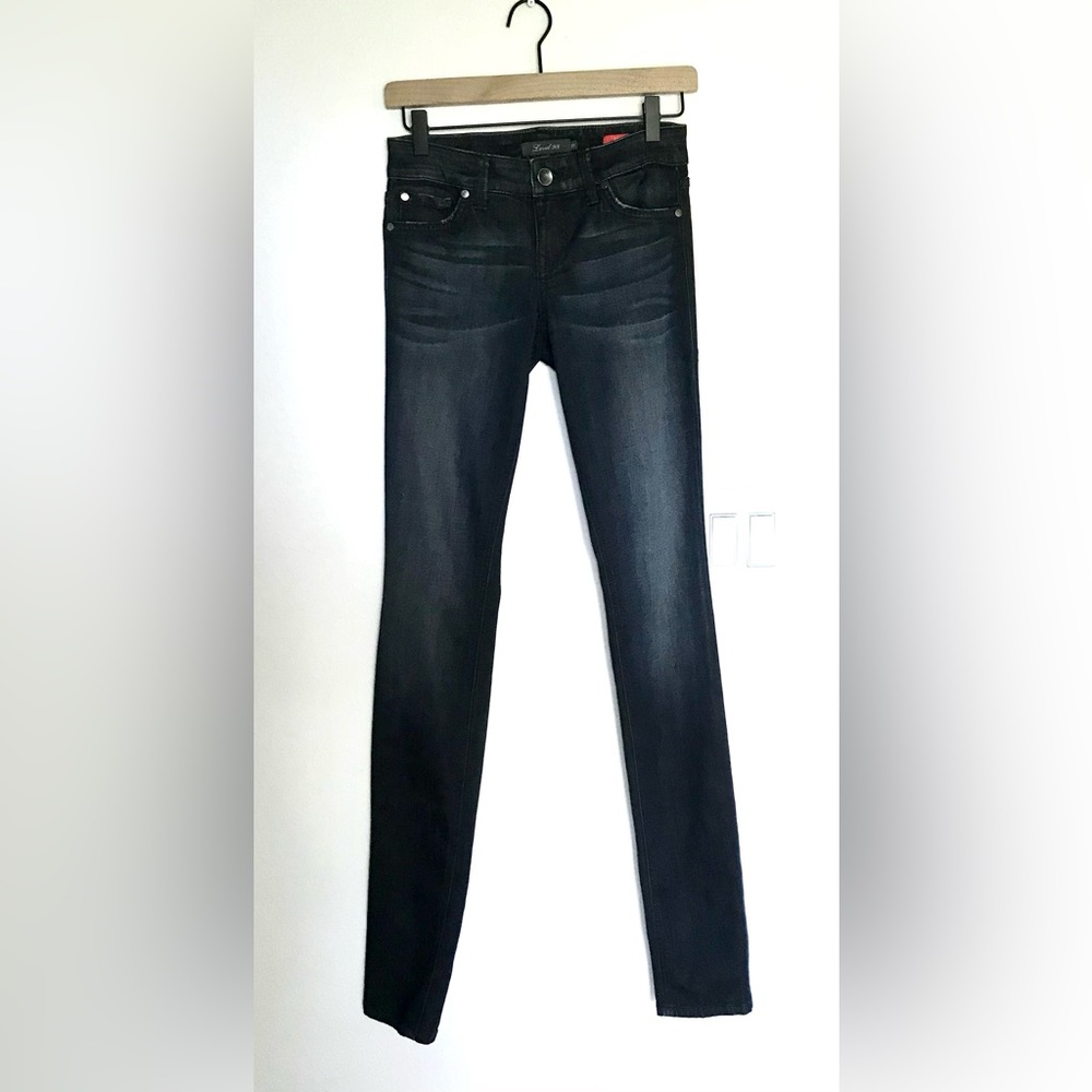 Level 99 Liza Dark Wash Skinny Jeans